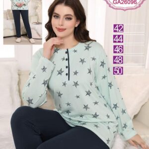 بيجاما قطن قطعتين