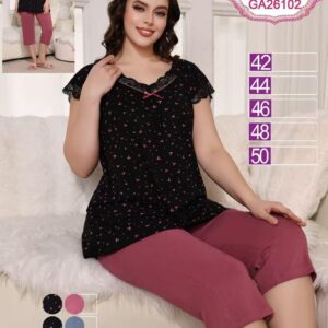 بيجاما قطن قطعتين