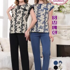 بيجاما قطن قطعتين