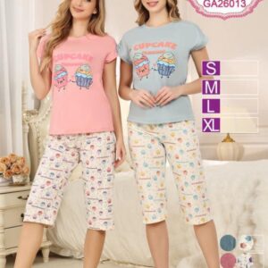 بيجاما قطن قطعتين