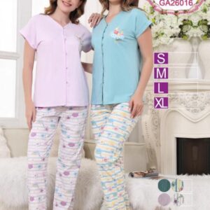 بيجاما قطن قطعتين