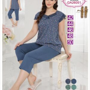 بيجاما قطن قطعتين