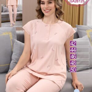 بيجاما قطن قطعتين