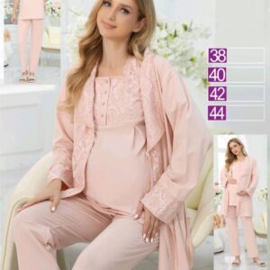 بيجامه قطن 3 قطع